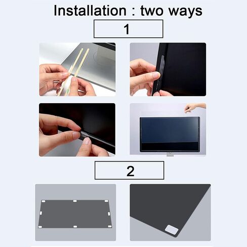 27 Inch Computer Privacy Screen Protector for 16:9/16:10 Widescreen Monitor,Anti Blue Light Filter Film Filter Privacy Protection，27in610x340mm in Saudi Arabia
