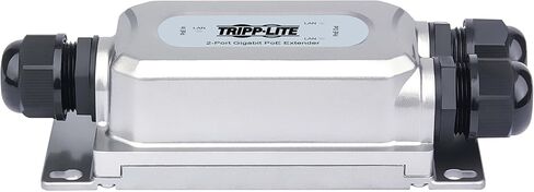 مكرر موسع Tripp Lite بمنفذين Gigabit PoE+ حتى 100 متر / 328 قدم، 95 واط، Cat5e/Cat6/Cat6a، IP67 وIK10، مقاوم للماء ومقاوم للتخريب، ضمان لمدة عامين (NPOE-EXT-2X1G30) in Kuwait