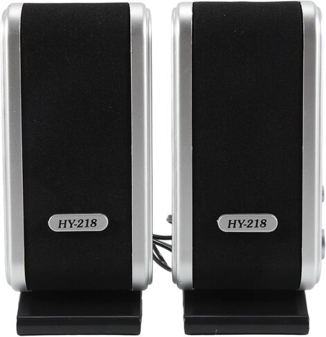 2 Pcs USB Computer Speakers Portable Speaker Stereo 3.5mm with Ear Jack for Desktop PC Laptop in Kuwait
