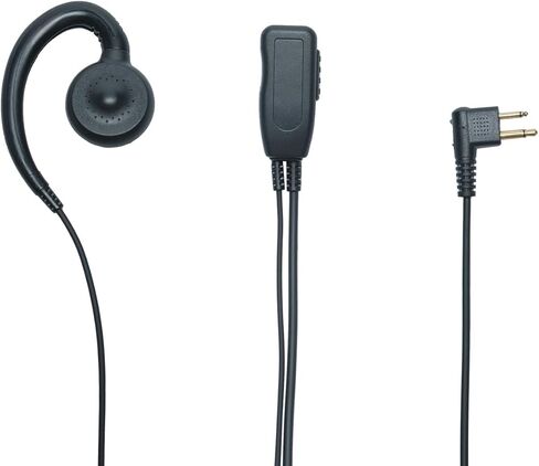 C Shape Earpiece Headset with PTT Mic Compatible with Motorola Cls1410 Cp200 Cp200d cls1110 Cp185 Rdm2070d Two Way Radio 2Pack in Kuwait