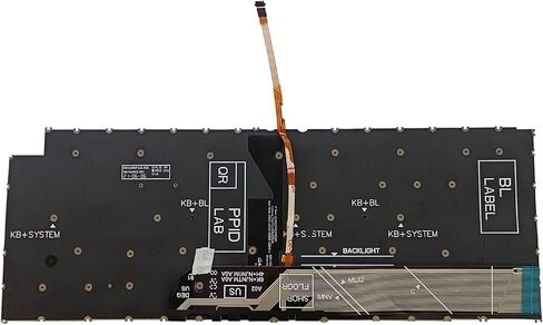 لوحة مفاتيح بديلة للكمبيوتر المحمول بإضاءة خلفية لأجهزة Dell Latitude 14 3420 E3420 04PX9K 4PX9K US in Kuwait