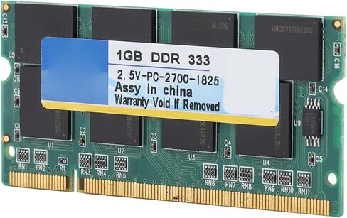 ذاكرة الوصول العشوائي BRRNOO 1G 333MHz DDR، ذاكرة كمبيوتر محمول PC2700 مع أداء عالي السرعة، متوافقة مع أجهزة الكمبيوتر المحمول in Kuwait