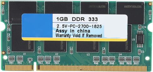 ذاكرة الوصول العشوائي BRRNOO 1G 333MHz DDR، ذاكرة كمبيوتر محمول PC2700 مع أداء عالي السرعة، متوافقة مع أجهزة الكمبيوتر المحمول in Kuwait