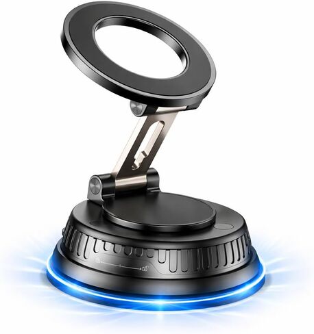 Magnetic Phone Holder for Car, [20X Strong Magnet] Upgraded Metal Hook Clip, MagSafe Car Mount for iPhone 16 15 14 13 12 Pro Max & All Phones, Stable Hands-Free Air Vent Mount in Kuwait
