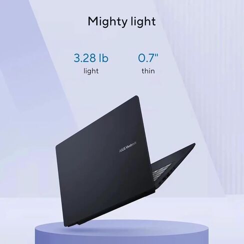 ASUS Vivobook 14 بوصة FHD+ كمبيوتر محمول Copilot+ PC |Snapdragon X X1-26-100 |رسومات Qualcomm Adreno|كاميرا|أزرق| ذاكرة وصول عشوائي 16 جيجابايت DDR5 | 512 جيجابايت SSD | Windows 11 Home | حزمة مع محور USB 3.0 in Kuwait