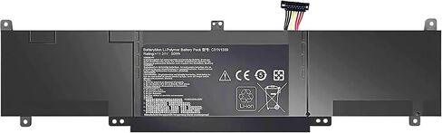 50Wh C31N1841 Laptop Battery for ASUS ZenBook UX333FAC UX334FA UX334FL UX433FL UX433FLC UM433DA UM433IQ UM434DA UM434IQ UX434DA UX434F UX434FA UX434FL UX434FAC UX434FAW Series High Performance in Kuwait