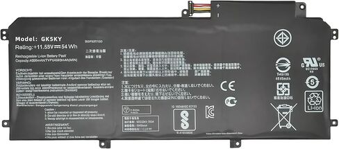 بطارية كمبيوتر محمول 50Wh C31N1841 لـ ASUS ZenBook UX333FAC UX334FA UX334FL UX433FL UX433FLC UM433DA UM433IQ UM434DA UM434IQ UX434DA UX434F UX434FA UX434FL UX434FAC UX434FAW Series High الأداء in Saudi Arabia