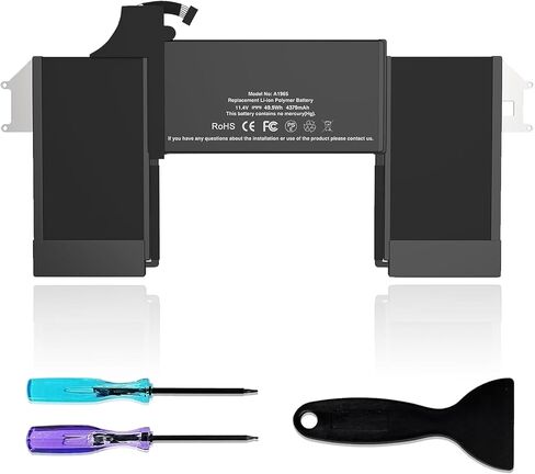 A1965 Laptop Battery Replacement for MacBook Air 13" Retina (2018 2019, Early 2020) EMC 3184 3302 MRE82 MRE92 MVFH2 MWTJ2 MVH22 MacBookAir8,1 8,2 9,1 Series A1932 A2179 11.4 V 55 Wh 4800 mAh in Kuwait