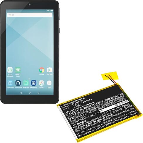 بطارية بديلة لبارنز أند نوبل BNTV450، BNTV460، Nook 7، Nook 7 "2016، PL3370100P، 2600 مللي أمبير in Kuwait