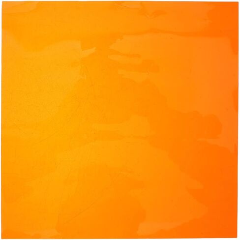 Holibanna Correction Gels Filter for Lamp: Light Filter Film Color Gel Sheet - Anti Glare Square Orange Tint Film for Photography Video Studio Use in Kuwait