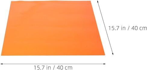 Holibanna Correction Gels Filter for Lamp: Light Filter Film Color Gel Sheet - Anti Glare Square Orange Tint Film for Photography Video Studio Use in Kuwait