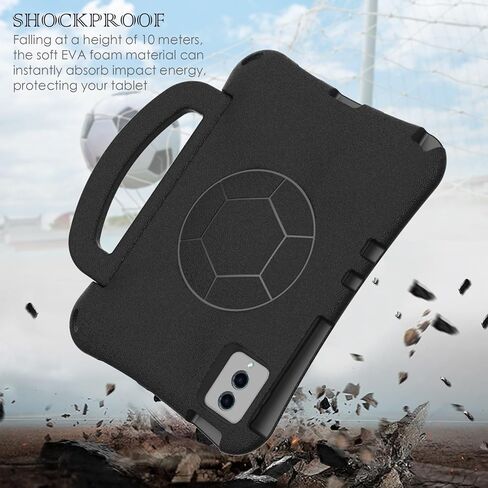 Anti-Yellowing Tablet Case Lightweight and Shockproof Protective Case Compatible with Samsung Galaxy S9 FE 11 Inch SM-X510/516 (2023) Tablet with Handle and Stand Compatible with enf in Kuwait