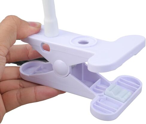 360 Rotating Clip on Fan 5.5inch Variable Speed Controls Flexible Neck for Computer Desk Setups Portable USB Clamp with Speed Controls in Kuwait