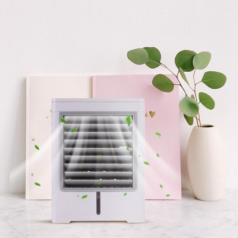 Veemoon Portable USB Mini Air Conditioner Cooling Fan for Desktop, Personal Home and Office Air Cooler, Compact Usb-powered Cooling Tool for Travel and Birthday in Kuwait