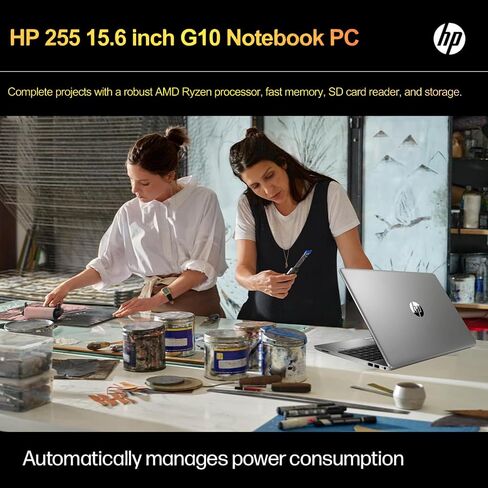 HP 255 الرفيق المثالي للكمبيوتر المحمول | شاشة عالية الدقة مقاس 15.6 بوصة | ذاكرة وصول عشوائي (RAM) سعة 16 جيجابايت | معالج AMD Ryzen 3 المدعوم بالذكاء الاصطناعي | HDMI | النوع C | SSD سعة 1 تيرابايت | عمر بطارية ممتد | Windows 11 Home | طاقة بأسعار معقول in Kuwait