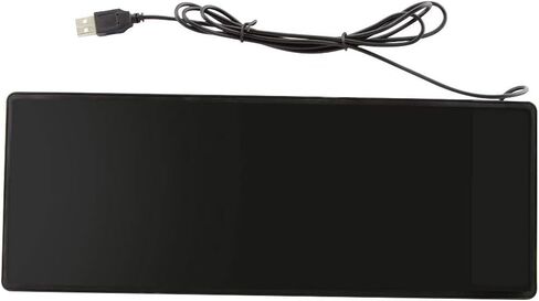Foldable Silicone USB Wired Waterproof Portable Soft Keyboard, Roll up Compact Rubber Flexible USB Quiet Computer Keyboard, Plug and Play, for Laptop, PC, MAC, Notebook, Desktop, Travel in Kuwait