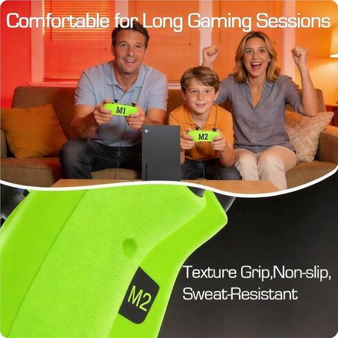 وحدة تحكم الألعاب السلكية UGAME متوافقة مع أجهزة الكمبيوتر الشخصية، وXbox، وPS4، وSwitch- معدل اقتراع 1000 هرتز، وعصا تحكم RGB، ومجاديف خلفية قابلة للبرمجة وتوربو in Kuwait