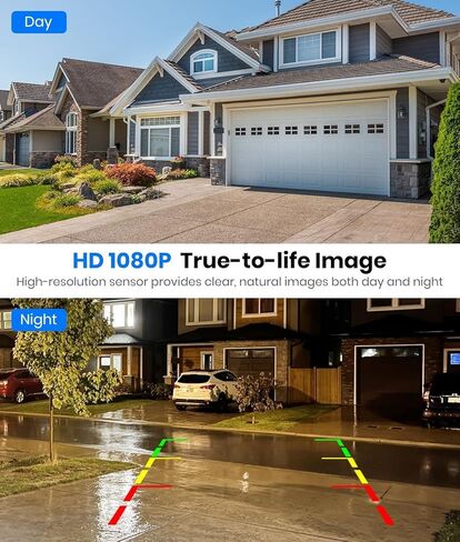 نظام الكاميرا الاحتياطية اللاسلكية AUTO-VOX: شاشة مقاس 5 بوصات، وكاميرا شمسية وكابل تعزيز USB، تثبيت سريع يعمل بمنفذ USB، يحافظ على مقبس ولاعة السيارة متاحًا، للسيارة والشاحنات وسيارات الدفع الرباعي والمقطورة in Kuwait