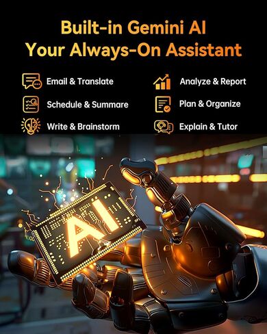 تابلت 8.4 بوصة Android 16 مع Gemini AI، Unisoc T7300 ثماني النواة 24(8+16) جيجابايت ذاكرة الوصول العشوائي 128 جيجابايت ROM 2 تيرابايت TF، FHD 90 هرتز محمول BPad T1، كاميرا 13 ميجابكسل 4G LTE وWi-Fi 6 & BT5.4 & GPS 5500 مللي أمبير مع حافظة واقية in Kuwait
