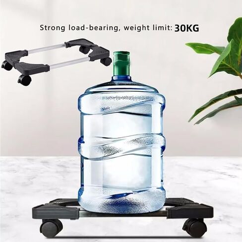 Desktop Computer Tower Rolling Holder, Mobile CPU Stand with 4 Caster Wheel & Adjustable Width Fits Most Desktop Towers - Desktop CPU Holder Cart Riser in Kuwait