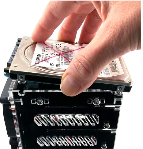 C4Labs Zebra Bramble Case – Raspberry Pi 5 4B & 3B+ (6 Stack, Black Ice) in Kuwait