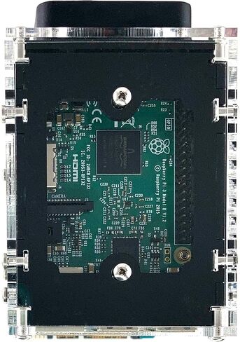 C4Labs Zebra Bramble Case – Raspberry Pi 5 4B & 3B+ (6 Stack, Black Ice) in Kuwait
