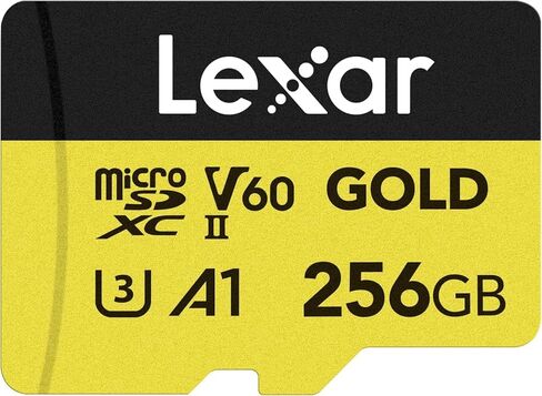 مجموعة بطاقات الذاكرة Lexar سعة 256 جيجابايت SDXC UHS-II بسرعة 300 ميجابايت/ثانية و256 جيجابايت MicroSD UHS-II بسرعة 280 ميجابايت/ثانية in Kuwait