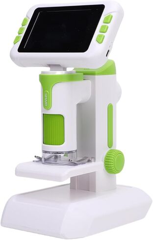 Kids Microscope 1600X Digital Microscope with 4 Inch 1080P Screen Handheld Educational Science Kit for Children in Kuwait
