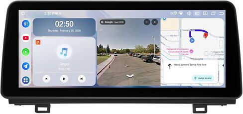 Roadanvi Android 14 12.3 بوصة ستيريو سيارة لهوندا أكورد 10th 2018-2021 Carplay Andorid Auto WiFi 4G LTE 2K QLED راديو السيارة GPS ملاحة بلوتوث 5.2 وحدة رئيسية 6G+128G 1920x720 شاشة تعمل باللمس in Kuwait