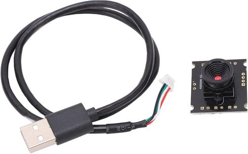 1MP Camera Module Manual Focus Webcam, USB2.0 Output MJPEG Format, 3.0mm Focal Length with 42° Field of View for Computer Vision Projects and QR Code Scanning in Kuwait