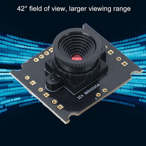 1MP Camera Module Manual Focus Webcam, USB2.0 Output MJPEG Format, 3.0mm Focal Length with 42° Field of View for Computer Vision Projects and QR Code Scanning in Kuwait