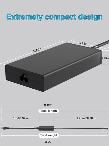 135W Charger Compatible with Acer Nitro 5 7 16S V15 V17 V14 V16 Series AN515-56 AN515-55 ANV14-62 ANV15-51 ANV16-42 ANV17-61 ANV16S-41 Aspire 3D Gaming Laptop Replacement Power Adapter in Kuwait