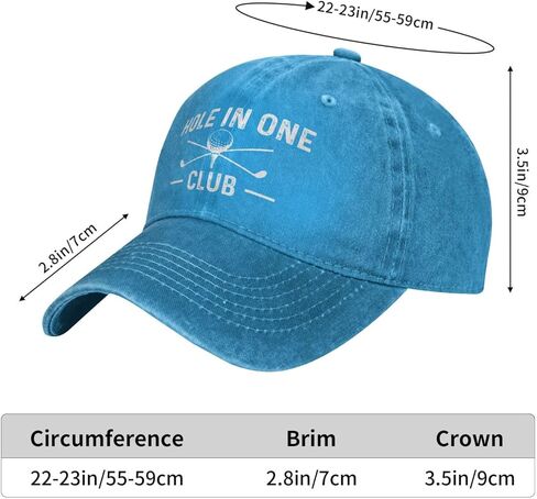 Funny Cap Holes in One Club Hat Men Baseball Hat Trendy Caps in Saudi Arabia