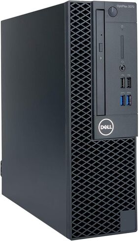 Dell OptiPlex 3070 SFF Small Form Factor Desktop - 9th Gen Intel Core i7-9700 8-Core CPU up to 4.70GHz, 16GB DDR4 Memory, 512GB SSD, Intel UHD Graphics 630, DVD Burner, Windows 11 Pro (Renewed) in Kuwait