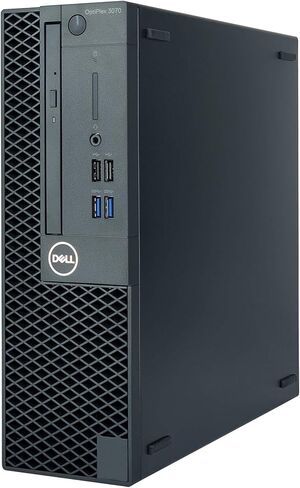 Dell OptiPlex 3070 SFF Small Form Factor Desktop - 9th Gen Intel Core i7-9700 8-Core CPU up to 4.70GHz, 16GB DDR4 Memory, 512GB SSD, Intel UHD Graphics 630, DVD Burner, Windows 11 Pro (Renewed) in Kuwait