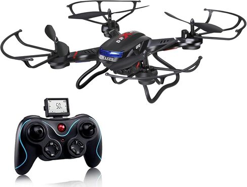 Holy Stone F181C RC Quadcopter Drone with HD Camera RTF 4 Channel 2.4GHz 6-Gyro with Altitude Hold Function,Headless Mode and One Key Return Home, Color Black in Kuwait