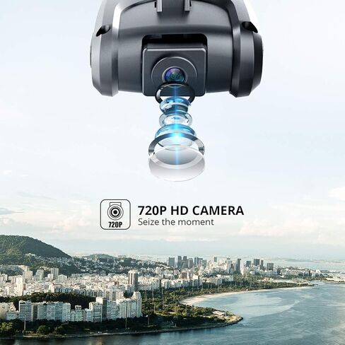 Holy Stone F181C RC Quadcopter Drone with HD Camera RTF 4 Channel 2.4GHz 6-Gyro with Altitude Hold Function,Headless Mode and One Key Return Home, Color Black in Kuwait