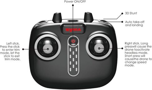 POCO DIVO Mini Pocket Drone X20P RC Quadcopter Altitude Hold Headless Micro Helicopter LED Remote Control Quad Copter, Black in Kuwait
