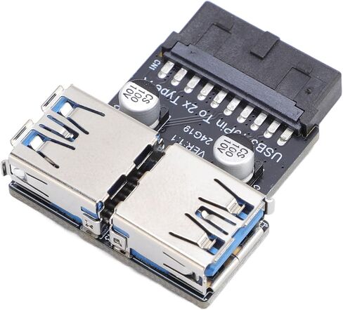 محول 20P إلى USB A، موصل USB3.0 أنثى مع لوحة دوائر متعددة الطبقات للوحة الأم USB3.0 19 20PIN إلى .0A لتحويل المنفذ in Kuwait