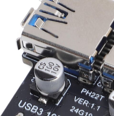 محول 20P إلى USB A، موصل USB3.0 أنثى مع لوحة دوائر متعددة الطبقات للوحة الأم USB3.0 19 20PIN إلى .0A لتحويل المنفذ in Kuwait