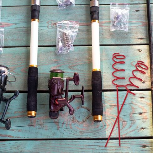 HANABASS 2Pcs Heavy Duty Spiral Fishing Rod Holder for Bank Fishing Insert Ground Rest Stand Durable Metal Support Stand for Various Scenarios Easy Setup and Portability in Kuwait