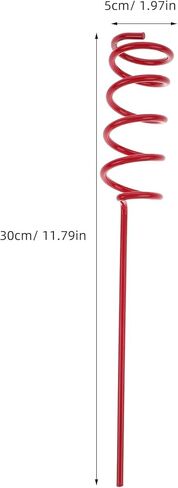 HANABASS 2Pcs Heavy Duty Spiral Fishing Rod Holder for Bank Fishing Insert Ground Rest Stand Durable Metal Support Stand for Various Scenarios Easy Setup and Portability in Kuwait