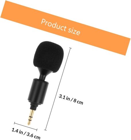 NUOBESTY Bendable Live Streaming Microphone with 3.5mm Jack Stereo Mic for Laptop and Mobile Phone Recording, Home Podcasting and Singing Mic Compatible with Tablets in Kuwait
