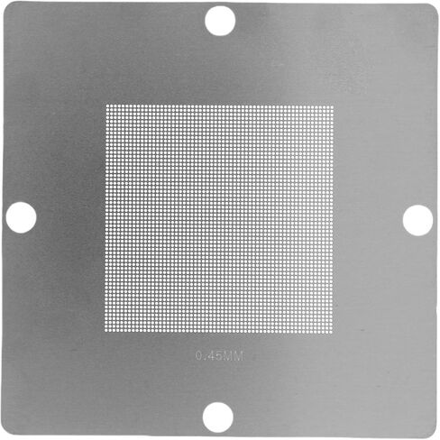 Sorandy 9 قطع BGA Reballing Stencils، أداة محطة إعادة العمل، 304 قوالب من الفولاذ المقاوم للصدأ مع تصميم غير قابل للتشوه، مثالية لإصلاح وحدة المعالجة المركزية للكمبيوتر المحمول وبطاقة رسومات اللوحة الأم in Kuwait