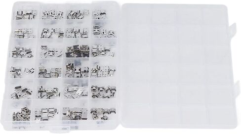 Aramox 240Pcs Micro USB Socket Stainless Steel Jack Connector Repair Adapter Set, HighSpeed Connection, Versatile Use for Computers and Keyboards in Kuwait