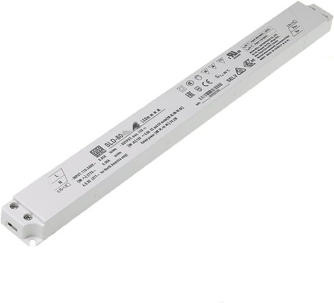 يعني جيدًا SLD 80W 3.3A LED Driver مخرج واحد SLD-80-24 محول محول إمداد الطاقة مع IP67 PNC الجهد المستمر / التصميم الحالي الرفيع للغاية in Kuwait