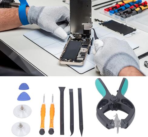Gavigain Electronic Repair Tool Set 10PCS Phone Screen Suction Cup Antistatic Spudger Motherboard Tools in Kuwait