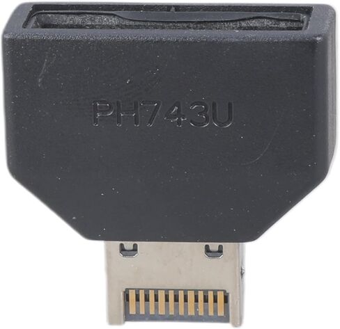 محول USB C للوحة الأم، اللوحة الأمامية USB3.2 TypeE إلى 20Pin عمودي C رأس عمودي in Kuwait