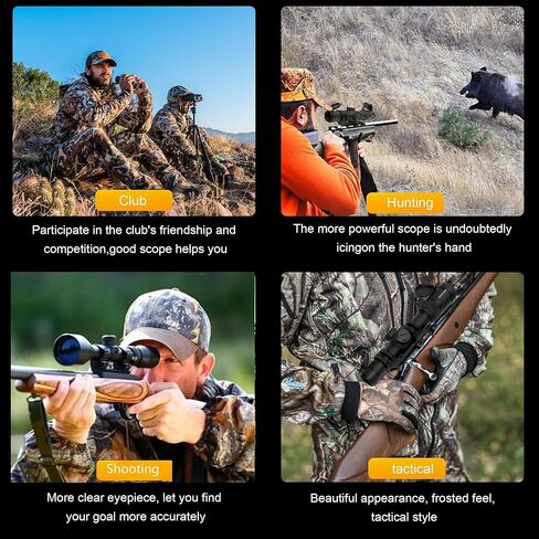 Tech Hunters LPVO SFP 1-6X28 MM 26 24 Second Focal Plane Riflescopes with Illuminated Reticle Waterproof Fog-Proof Rugged Tactical Hunting Scope in Kuwait