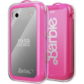 Nakedcellphone Clear Case for HMD Barbie Phone (USA Version ONLY), Transparent Hard Shell Slim Cover (Screen Protection, Textured Grip) in Kuwait